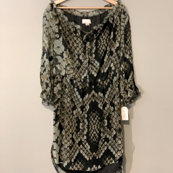 NWT Jessica Simpson Anaconda Dark dress